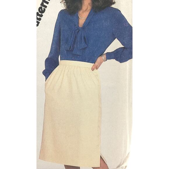 Simplicity 5986 Pattern Top Skirt Miss 12-16 Business Capsule Tailored Pockets - Picture 1 of 7